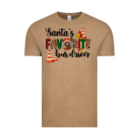 Vintage Coffee santa's favorite bus driver Vintage Tee - AdoDesignShop