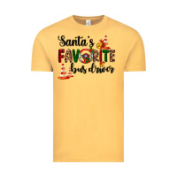 Vintage Mustard santa's favorite bus driver Vintage Tee - AdoDesignShop