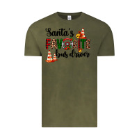 Vintage Olive santa's favorite bus driver Vintage Tee - AdoDesignShop