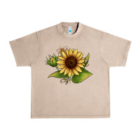 French Oak sunflower Urban Heavy Tee - JahusDesignShop