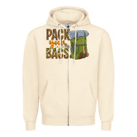 Sandshell pack your bags Zipper Hoodie - NancyCooperArtShop