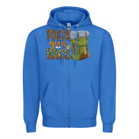 True Royal pack your bags Zipper Hoodie - NancyCooperArtShop