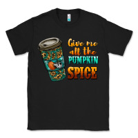Black watercolor give me all the pumpkin spice Classic Tee - RanaPortraitStore