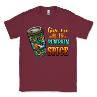Burgundy watercolor give me all the pumpkin spice Classic Tee - RanaPortraitStore