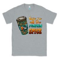 Heather Grey watercolor give me all the pumpkin spice Classic Tee - RanaPortraitStore