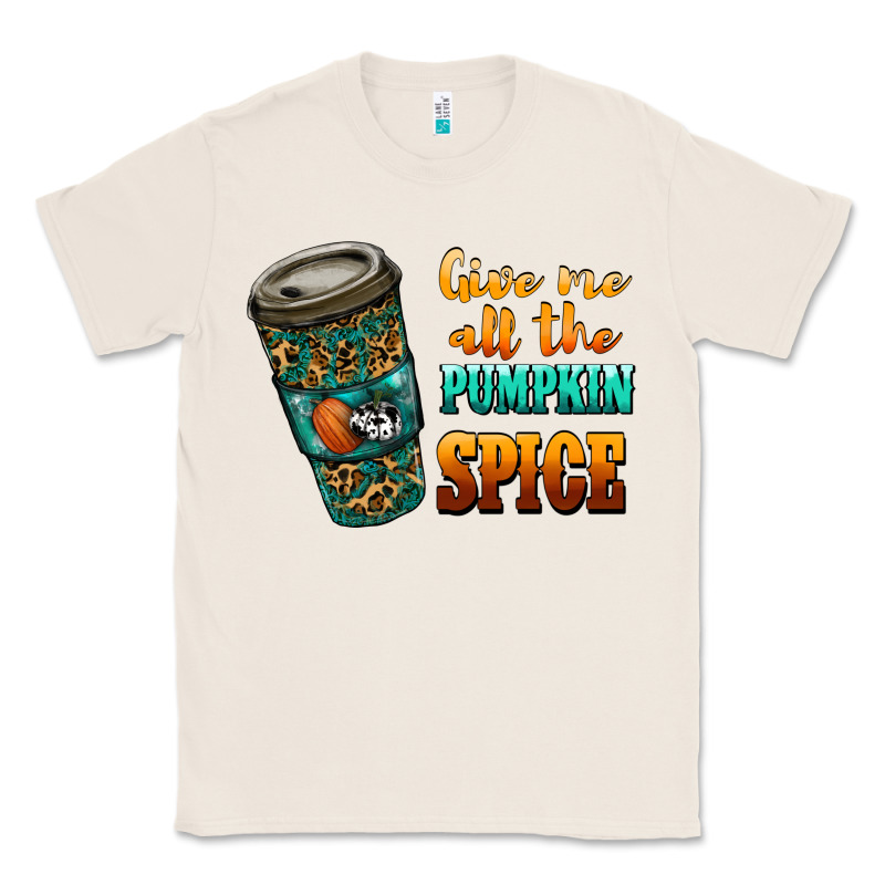 Watercolor Give Me All The Pumpkin Spice Classic Tee by RanaPortraitStore | Teevron
