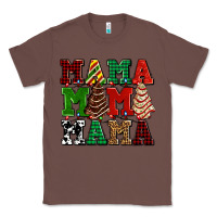 Chestnut mama mama mama with christmas lights and christmas tree cakes Classic Tee - AdoDesignShop