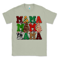 Matcha mama mama mama with christmas lights and christmas tree cakes Classic Tee - AdoDesignShop