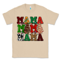 Mushroom mama mama mama with christmas lights and christmas tree cakes Classic Tee - AdoDesignShop