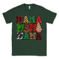 Sports Green mama mama mama with christmas lights and christmas tree cakes Classic Tee - AdoDesignShop