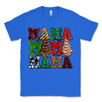 True Royal mama mama mama with christmas lights and christmas tree cakes Classic Tee - AdoDesignShop