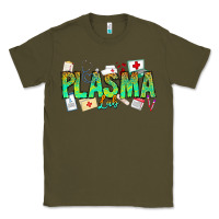 Army Green plasma lab Classic Tee - CowhideDigitalArt