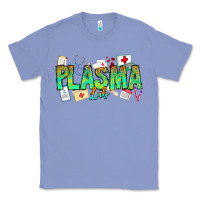 Colony Blue plasma lab Classic Tee - CowhideDigitalArt
