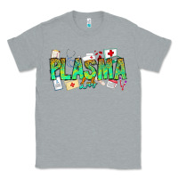 Heather Grey plasma lab Classic Tee - CowhideDigitalArt
