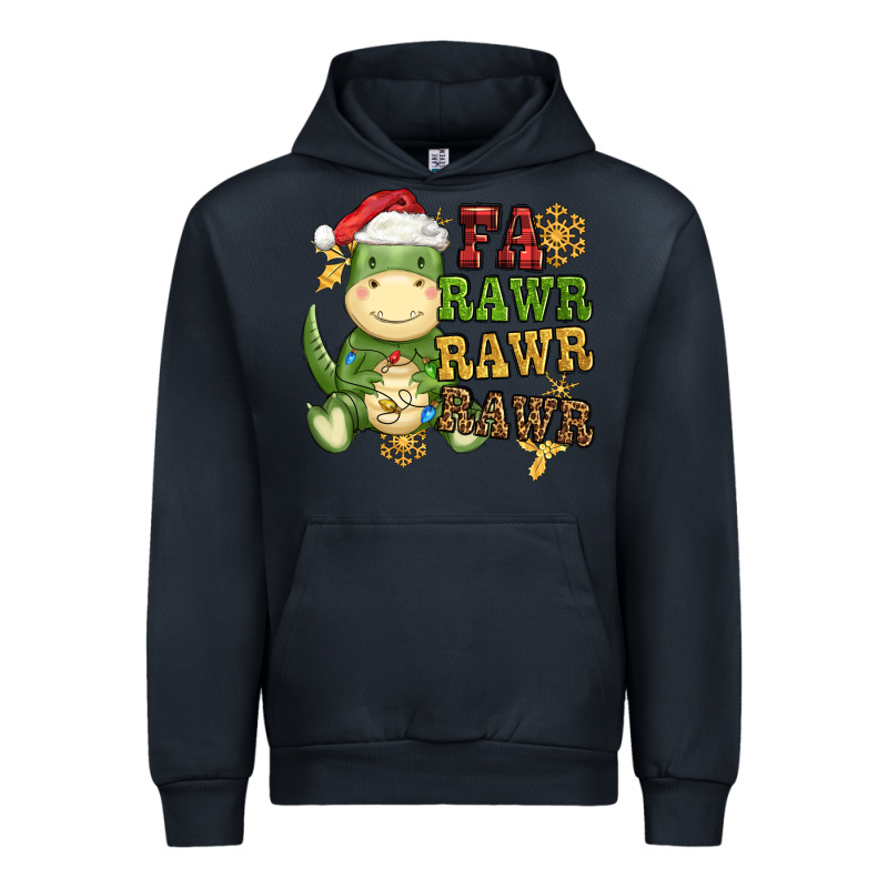 Watercolor T Rex Fa Rawr Rawr Rawr Christmas Urban Hoodie by CowGirlArtShop | Teevron