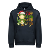 Navy watercolor t rex fa rawr rawr rawr christmas Urban Hoodie - CowGirlArtShop