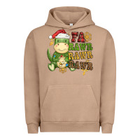 Pigment Burro watercolor t rex fa rawr rawr rawr christmas Urban Hoodie - CowGirlArtShop
