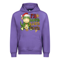 Tulip watercolor t rex fa rawr rawr rawr christmas Urban Hoodie - CowGirlArtShop