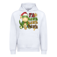 White watercolor t rex fa rawr rawr rawr christmas Urban Hoodie - CowGirlArtShop