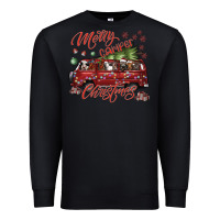Black merrycamperchristmas Premium Sweatshirt - SublimationCraftShop