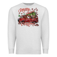 Oatmeal Heather merrycamperchristmas Premium Sweatshirt - SublimationCraftShop