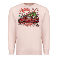 Pale Pink merrycamperchristmas Premium Sweatshirt - SublimationCraftShop