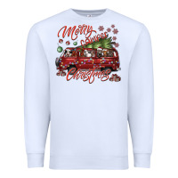 White merrycamperchristmas Premium Sweatshirt - SublimationCraftShop