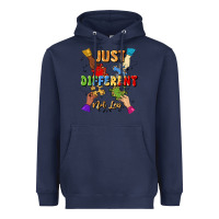 Navy just different not less Heavyweight Hoodie - Artiststas