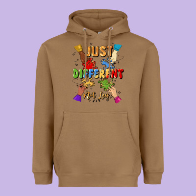 Just Different Not Less Heavyweight Hoodie Designed By Artiststas