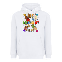 White just different not less Heavyweight Hoodie - Artiststas