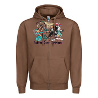 Chestnut pca patient care assistant western Zipper Hoodie - NancyCooperArtShop
