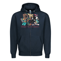 Navy pca patient care assistant western Zipper Hoodie - NancyCooperArtShop
