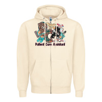 Sandshell pca patient care assistant western Zipper Hoodie - NancyCooperArtShop