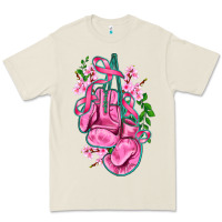 Bone cancer boxing gloves with ribbon Premium Tee - AdoDesignShop