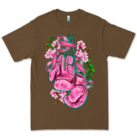 Cacao cancer boxing gloves with ribbon Premium Tee - AdoDesignShop