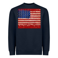 Navy american flag tumbler Heavyweight Sweatshirt - JahusDesignShop