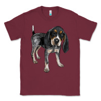 Burgundy bluetick coonhound Classic Tee - LillyAllenDesigns