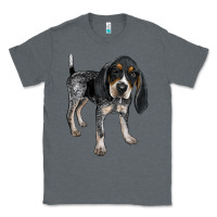 Charcoal Heather bluetick coonhound Classic Tee - LillyAllenDesigns