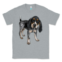 Heather Grey bluetick coonhound Classic Tee - LillyAllenDesigns