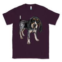 Plum bluetick coonhound Classic Tee - LillyAllenDesigns