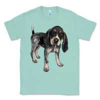 Seafoam bluetick coonhound Classic Tee - LillyAllenDesigns