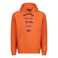 Carrot all women are created equal but only the smartest are born in july bla Premium Hoodie - Bettercallsaul
