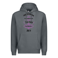 Rock all women are created equal but only the smartest are born in july bla Premium Hoodie - Bettercallsaul