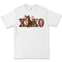White xoxo horse Premium Tee - RanaPortraitStore