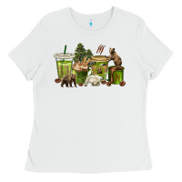 White bear coffee cups Ladies Tee - texasbilliewilder