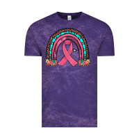 Cloud Purple ribbon rainbow Vintage Tee - JahusDesignShop