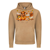 Vintage Camel Fall Autumn cow pumpkin coffee cups Vintage Hoodie - RanaPortraitStore