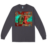 Smoke country boots and cowboy hat christmas Long Sleeve Tee - Jasminsmagicworld