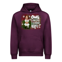 Mauve Wine the elf omg santa Urban Hoodie - CowGirlArtShop