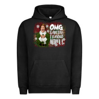 Pigment Black the elf omg santa Urban Hoodie - CowGirlArtShop